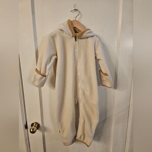 Columbia Cream Bear Toddler Fleece Bunting Suit